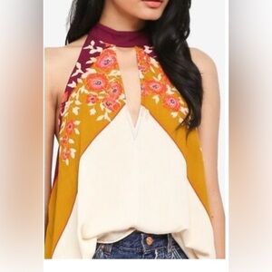 •beat of my heart• boho floral top